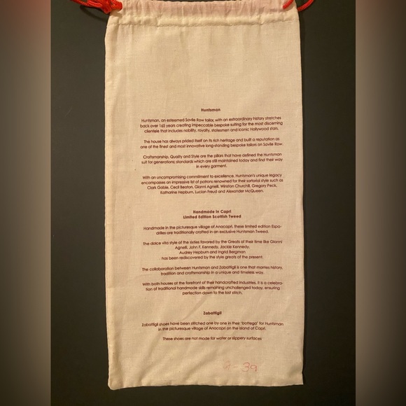 Limited edition Zabattigli/Huntsman Espadrilles Shoes. Hand made In Capr… - Picture 10 of 10